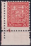 Obrázek k výrobku 54772 - 1929, ČSR I, 0250DČVV, Výplatní známka: Státní znak ✶✶ L D