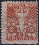 Obrázek k výrobku 54781 - 1919, Jugoslávie (vydání pro Chorvatsko), 0088A, Výplatní známka: Anděl míru ✶✶
