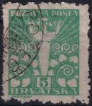 Obrázek k výrobku 54787 - 1919, Jugoslávie (vydání pro Chorvatsko), 0090A, Výplatní známka: Anděl míru ✶✶