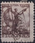 Obrázek k výrobku 54801 - 1919, Jugoslávie (vydání pro Chorvatsko), 0092A, Výplatní známka: Námořník s vlajkou a sokolem ✶✶