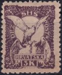 Obrázek k výrobku 54808 - 1919, Jugoslávie (vydání pro Chorvatsko), 0095A, Výplatní známka: Sokol jako symbol svobody ✶