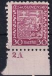 Obrázek k výrobku 54813 - 1929, ČSR I, 0252DČVV, Výplatní známka: Státní znak ✶✶ L D