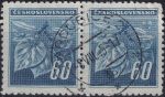 Obrázek k výrobku 54862 - 1945, ČSR II, 0375, Výplatní známky: Lipová ratolest ⊙ ⊟ 