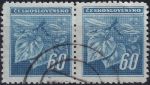Obrázek k výrobku 54863 - 1945, ČSR II, 0376, Výplatní známky: Lipová ratolest ⊙ ⊟ 