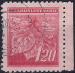 Obrázek k výrobku 54897 - 1945, ČSR II, 0378, Výplatní známka: Lipová ratolest ⊙ 
