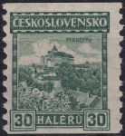 Obrázek k výrobku 54919 - 1926, ČSR I, 0209AP7, Výplatní známka: Hrady, krajiny, města: Karlštejn ✶