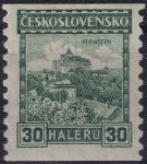 Obrázek k výrobku 54920 - 1926, ČSR I, 0210AP5, Výplatní známka: Hrady, krajiny, města: Pernštejn ✶
