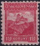 Obrázek k výrobku 54952 - 1926, ČSR I, 0214P6, Výplatní známka: Hrady, krajiny, města: Karlštejn ✶ o D