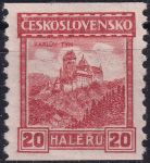 Obrázek k výrobku 54955 - 1926, ČSR I, 0209AP7, Výplatní známka: Hrady, krajiny, města: Karlštejn ✶