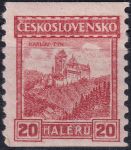 Obrázek k výrobku 54958 - 1928, ČSR I, 0216A, Výplatní známka: Hrady, krajiny, města - Karlštejn ✶