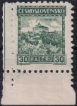 Obrázek k výrobku 54969 - 1927, ČSR I, 0217DČ, Výplatní známka: Hrady, krajiny, města - Pernštejn ✶ L D