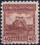 Obrázek k výrobku 54971 - 1927, ČSR I, 0217, Výplatní známka: Hrady, krajiny, města - Pernštejn ✶
