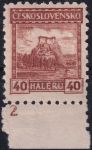 Obrázek k výrobku 54975 - 1928, ČSR I, 0218DČ, Výplatní známka: Hrady, krajiny, města - Orava ✶ L D