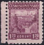 Obrázek k výrobku 54978 - 1927, ČSR I, 0219VV, Výplatní známka: Hrady, krajiny, města - Strahov ✶ o D