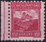 Obrázek k výrobku 54982 - 1929, ČSR I, 0220VV, Výplatní známka: Hrady, krajiny, města - Karlštejn ✶