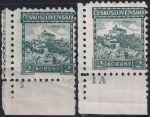 Obrázek k výrobku 54985 - 1927, ČSR I, 0219DČ, Výplatní známka: Hrady, krajiny, města - Strahov ✶ L D