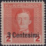Obrázek k výrobku 54996 - 1918, Rakousko-uherská polní pošta (Všeobecné vydání), XIV, Výplatní známka: Císař Karel I. ✶✶
