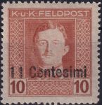 Obrázek k výrobku 55001 - 1918, Rakousko-uherská polní pošta (vydání pro Itálii), 05A, Výplatní známka ✶✶