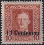 Obrázek k výrobku 55015 - 1918, Rakousko-uherská polní pošta (vydání pro Itálii), 04, Výplatní známka ✶