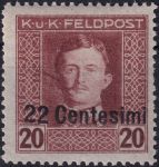 Obrázek k výrobku 55019 - 1918, Rakousko-uherská polní pošta (vydání pro Itálii), 09A, Výplatní známka ✶