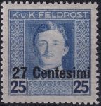 Obrázek k výrobku 55020 - 1918, Rakousko-uherská polní pošta (vydání pro Itálii), 08, Výplatní známka ✶