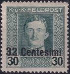 Obrázek k výrobku 55021 - 1918, Rakousko-uherská polní pošta (vydání pro Itálii), 10, Výplatní známka ✶