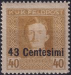 Obrázek k výrobku 55022 - 1918, Rakousko-uherská polní pošta (vydání pro Itálii), 09A, Výplatní známka ✶