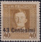 Obrázek k výrobku 55024 - 1918, Rakousko-uherská polní pošta (vydání pro Itálii), 12A, Výplatní známka ✶