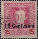 Obrázek k výrobku 55034 - 1917/1918, Rakousko-uherská polní pošta (Všeobecné vydání), 69A, Výplatní známka: Císař Karel I. ⊙