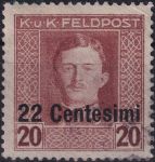 Obrázek k výrobku 55036 - 1918, Rakousko-uherská polní pošta (vydání pro Itálii), 09A, Výplatní známka ⊙
