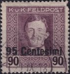 Obrázek k výrobku 55041 - 1918, Rakousko-uherská polní pošta (vydání pro Itálii), 14, Výplatní známka ⊙