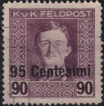 Obrázek k výrobku 55042 - 1918, Rakousko-uherská polní pošta (vydání pro Itálii), 16, Výplatní známka ⊙