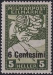 Obrázek k výrobku 55055 - 1918, Rakousko-uherská polní pošta (vydání pro Itálii), 21A, Novinová známka ✶✶