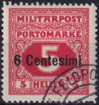 Obrázek k výrobku 55060 - 1918, Rakousko-uherská polní pošta (vydání pro Itálii), 24, Spěšná známka ⊙