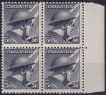 Obrázek k výrobku 55065 - 1945, ČSR II, 0387, Výplatní známky: Londýnské vydání - štábní kapitán P. Řídký (1907 - 1943) ✶✶ ⊞ o L