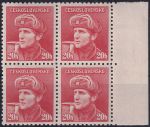 Obrázek k výrobku 55087 - 1945, ČSR II, 0389, Výplatní známky: Londýnské vydání - kapitán O. Jaroš (1912 - 1943) ✶✶ ⊞ o L