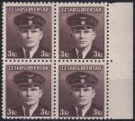 Obrázek k výrobku 55152 - 1945, ČSR II, 0399, Výplatní známky: Londýnské vydání - nadporučík J. Král (1910 - 1940) ✶✶ ⊞ o L