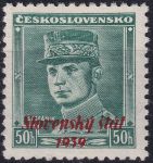 Obrázek k výrobku 55167 - 1939, Slovenský stát, 009VV, Výplatní známka: Generál Milan Rastislav Šrtefánik (1880-1919) ✶✶