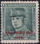 Obrázek k výrobku 55168 - 1939, Slovenský stát, 009VV, Výplatní známka: Generál Milan Rastislav Šrtefánik (1880-1919) ✶✶