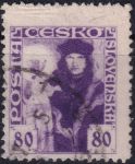 Obrázek k výrobku 55228 - 1920, ČSR I, 0162VV, Výplatní známka: Husita (Jan Hus) ⊙